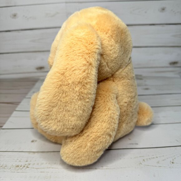 Inter-American Tan 12" Plush Bunny Rabbit With Floppy Ears & Ribbon Stuffed Toy - Picture 5 of 7